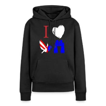 Vogelbeobachtung, Ornithologie - Frauen Premium Bio Hoodie - Schwarz - Vorne - Julia (174cm)