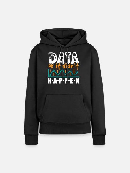 Sammeln Von Daten - Verhaltensanalyst -Therapeuten - Dame Premium hoodie, økologisk bomuld - sort