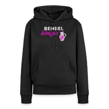 Chemise Bembelkönigin pour femmes au cidre Ebbelwoi - Sweat à capuche Premium bio Femme - noir - Devant - Julia (174cm)