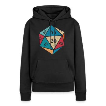 RPG-RPG-Tabletop-Rollenspiele Gamer-Rollenspiel - Frauen Premium Bio Hoodie - Schwarz - Vorne - Julia (174cm)