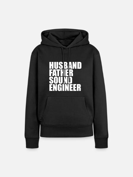 Tontechniker Sound Audio Engineer - Frauen Premium Bio Hoodie - Schwarz