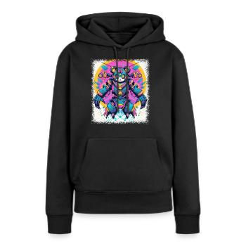 birthday present idea present bday joke gift idea - Women’s Premium Organic Hoodie - black - Front - Julia (174cm)