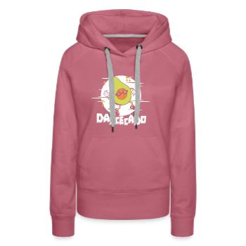 Dancing Dancer Dance - Women’s Premium Organic Hoodie - mauve - Front - Isabella (175cm)