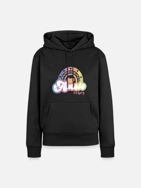 Aussie vibes - Frauen Premium Bio Hoodie - Schwarz