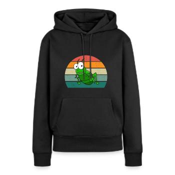 Insect crawling flies wings ants insects - Women’s Premium Organic Hoodie - black - Front - Julia (174cm)