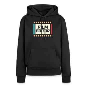 Film Editor Edit Filmeditor Video - Frauen Premium Bio Hoodie - Schwarz - Vorne - Julia (174cm)