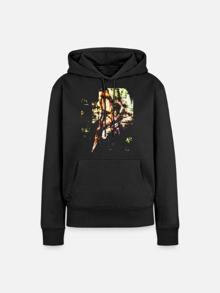 affection - Frauen Premium Bio Hoodie - Schwarz