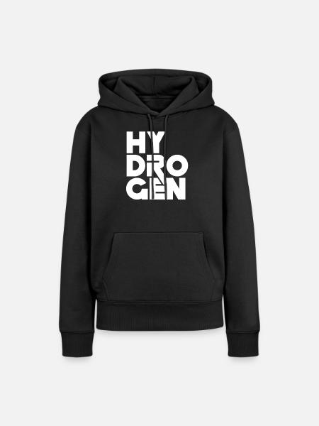 Wasserstoff Element Hydrogen Energie - Frauen Premium Bio Hoodie - Schwarz