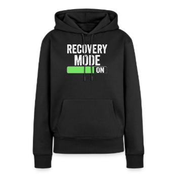 Erholung Modus Ein Patient Überlebender Erholen - Frauen Premium Bio Hoodie - Schwarz - Vorne - Julia (174cm)