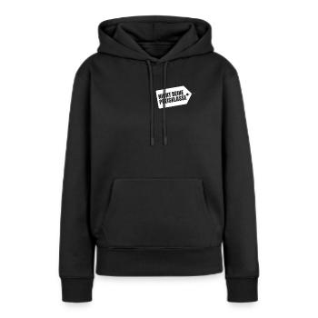 Nicht Deine Preisklasse Liga Sexy Preis Topmodel - Frauen Premium Bio Hoodie - Schwarz - Vorne - Julia (174cm)
