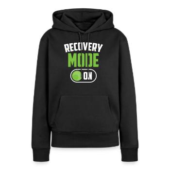 Erholung Modus Ein Patient Überlebender Erholen - Frauen Premium Bio Hoodie - Schwarz - Vorne - Julia (174cm)
