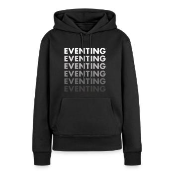 Cavalier Concours complet - Sweat à capuche Premium bio Femme - noir - Devant - Julia (174cm)