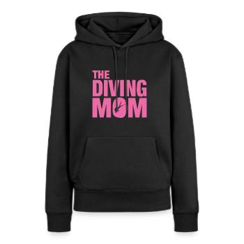 The Diving Mom - Frauen Premium Bio Hoodie - Schwarz - Vorne - Julia (174cm)