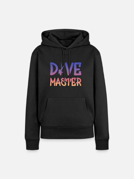 Dive Master - Frauen Premium Bio Hoodie - Schwarz