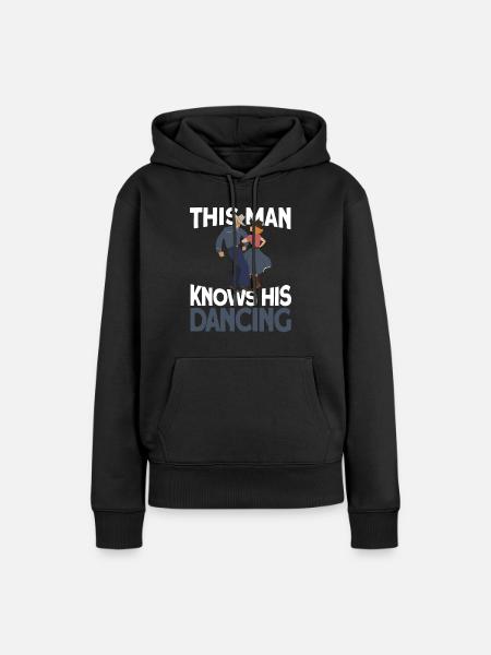 Line Dance Line Dancing - Frauen Premium Bio Hoodie - Schwarz