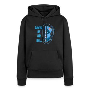 Klettern Bergsport Kletterer - Frauen Premium Bio Hoodie - Schwarz - Vorne - Julia (174cm)