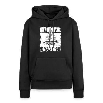 Seglen Segelboot Segler - Frauen Premium Bio Hoodie - Schwarz - Vorne - Julia (174cm)