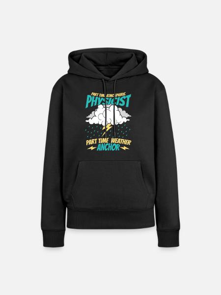 Physik Physiker - Frauen Premium Bio Hoodie - Schwarz