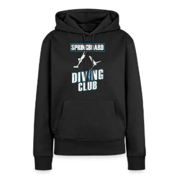 Turmspringen Turmspringer Verein - Frauen Premium Bio Hoodie - Schwarz - Vorne - Julia (174cm)