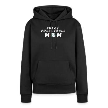 Volleyball Volleyball Player Volleyball Mama - Sweat à capuche Premium bio Femme - noir - Devant - Julia (174cm)
