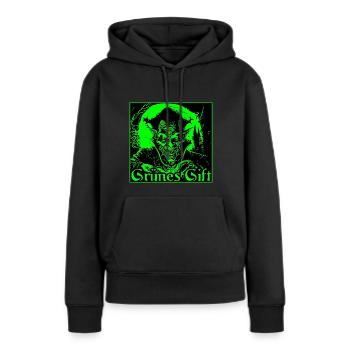 Dracula, grünes Gift - Frauen Premium Bio Hoodie - Schwarz - Vorne - Julia (174cm)