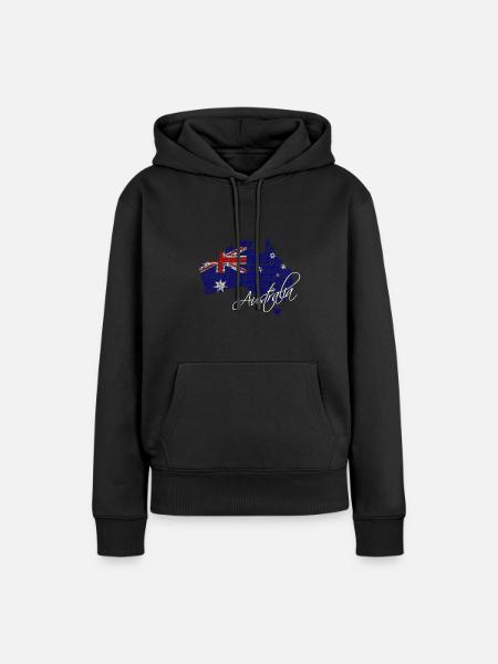 Australien - Australia - Frauen Premium Bio Hoodie - Schwarz