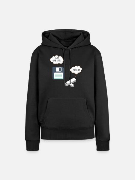 Nerd Programmier Software Entwickler Geek Code - Frauen Premium Bio Hoodie - Schwarz