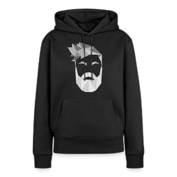 Origami Bart November Haar rasieren - Frauen Premium Bio Hoodie - Schwarz - Vorne - Julia (174cm)