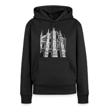 Duomo di Milan - cut out - Women’s Premium Organic Hoodie - black - Front - Julia (174cm)