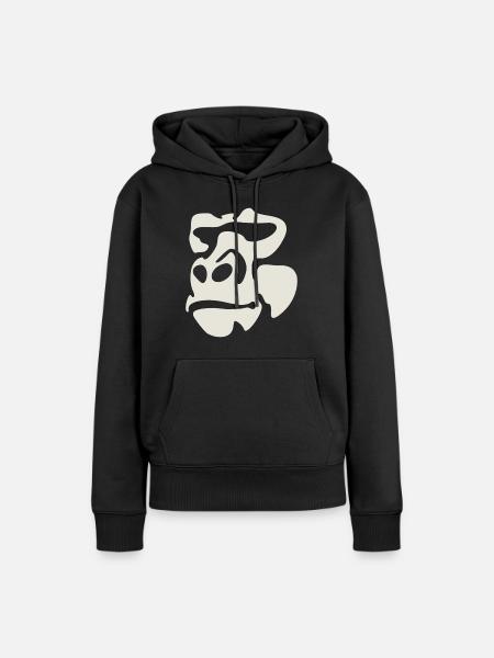 Gorilla - Frauen Premium Bio Hoodie - Schwarz