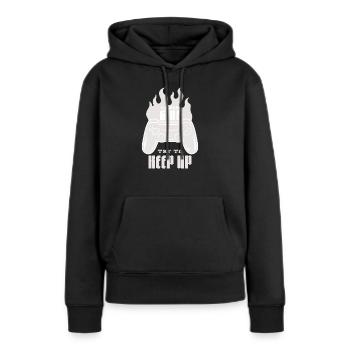 Ich brauche keine Therapie Ich brauche nur meine Videospiele - Frauen Premium Bio Hoodie - Schwarz - Vorne - Julia (174cm)