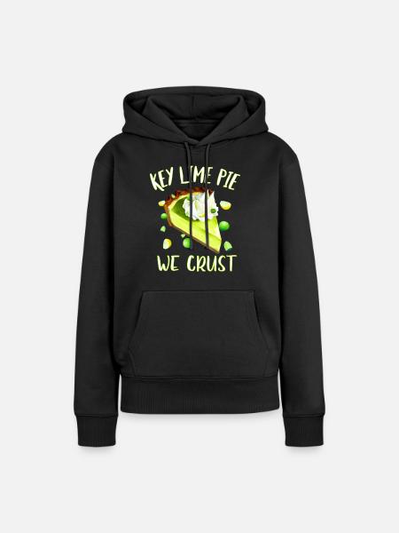 Key Lime Pie we crust - Frauen Premium Bio Hoodie - Schwarz