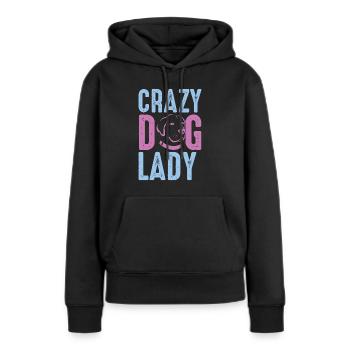 Hundetrainerin Dog Lady - Frauen Premium Bio Hoodie - Schwarz - Vorne - Julia (174cm)