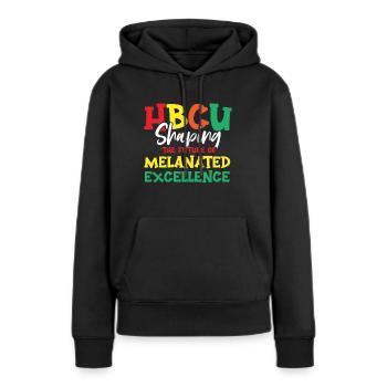 Coyote Jäger - Frauen Premium Bio Hoodie - Schwarz - Vorne - Julia (174cm)