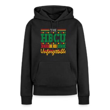 Coyote Jäger - Frauen Premium Bio Hoodie - Schwarz - Vorne - Julia (174cm)