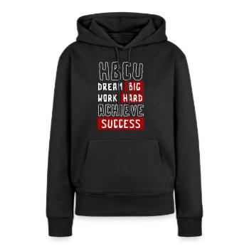 Coyote Jäger - Frauen Premium Bio Hoodie - Schwarz - Vorne - Julia (174cm)