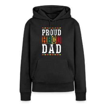 Coyote Jäger - Frauen Premium Bio Hoodie - Schwarz - Vorne - Julia (174cm)