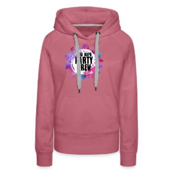 Ayia Napa Party Holiday Cyprus Sommeroutfit - Frauen Premium Bio Hoodie - Malve - Vorne - Isabella (175cm)