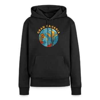 Spanischer Sommerurlaub Kanarische Inseln - Frauen Premium Bio Hoodie - Schwarz - Vorne - Julia (174cm)