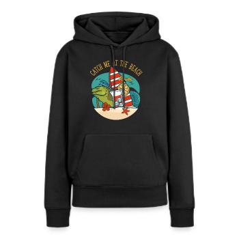 Sommerferien Karibik Reisen nach Aruba - Frauen Premium Bio Hoodie - Schwarz - Vorne - Julia (174cm)