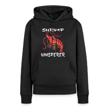 Garnelen Shrimp Whisperer Krebs Krebse Krebstiere - Frauen Premium Bio Hoodie - Schwarz - Vorne - Julia (174cm)