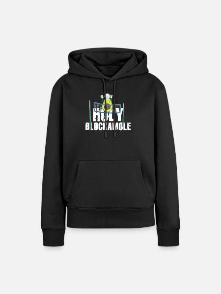 Heilige Blockamole Volleyball Avocado - Frauen Premium Bio Hoodie - Schwarz