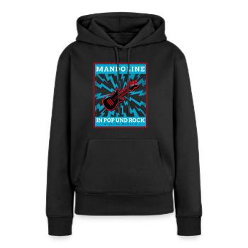 Mandoline in Pop und Rock - Magische Momente - Frauen Premium Bio Hoodie - Schwarz - Vorne - Julia (174cm)