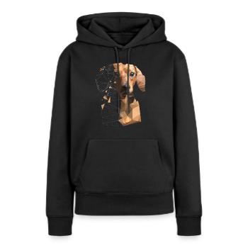 Arty Dachshunds Sausage Dog Dachshund - Women’s Premium Organic Hoodie - black - Front - Julia (174cm)