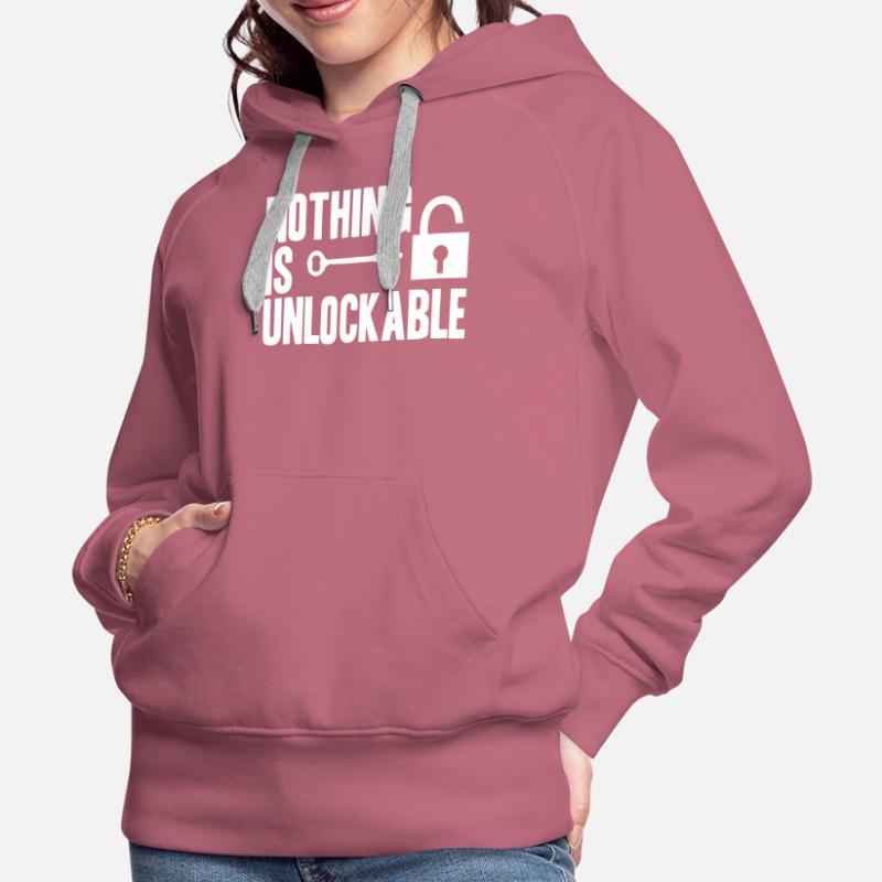 Locksmith Nothing is unlockable Pick Tools Women’s Premium Organic Hoodie