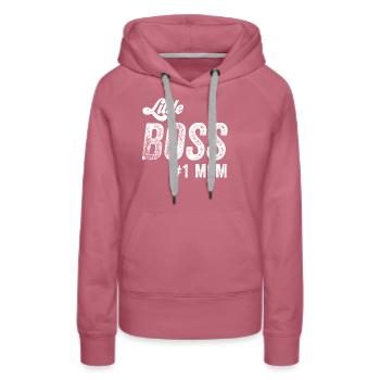 Lustige Mutter - Frauen Premium Bio Hoodie - Malve - Vorne - Isabella (175cm)