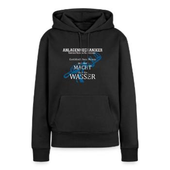 Klempner Klempner Installateur Anlagenmechaniker- - Frauen Premium Bio Hoodie - Schwarz - Vorne - Julia (174cm)
