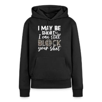 Ich kann deinen Schuss blocken Beachvolleyball - Frauen Premium Bio Hoodie - Schwarz - Vorne - Julia (174cm)