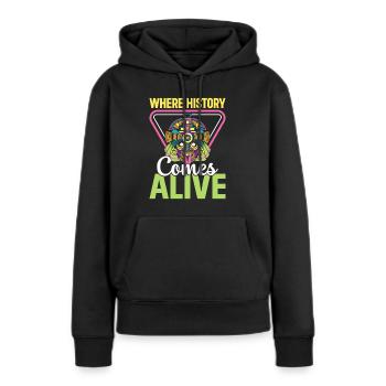 Maya, Aztecs, Mexico: Where history comes alive - Women’s Premium Organic Hoodie - black - Front - Julia (174cm)
