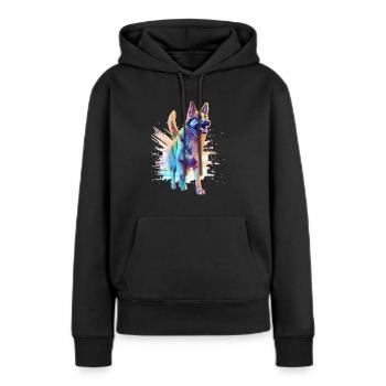 Dog Dance Lovers Dancing German Shepherd - Women’s Premium Organic Hoodie - black - Front - Julia (174cm)